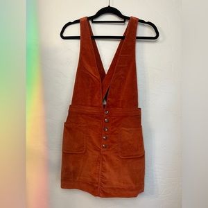 Free People Corduroy Overall Skirt - size 6